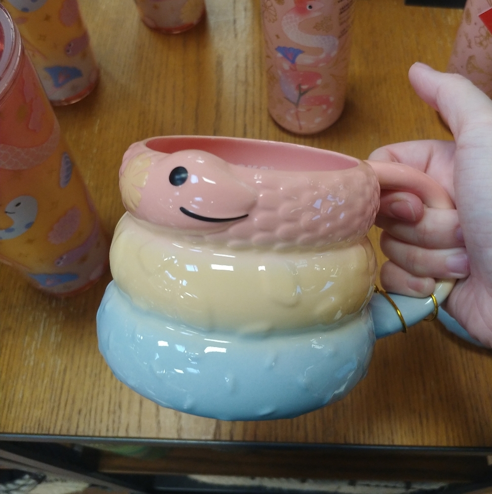 Starbucks Snake cups